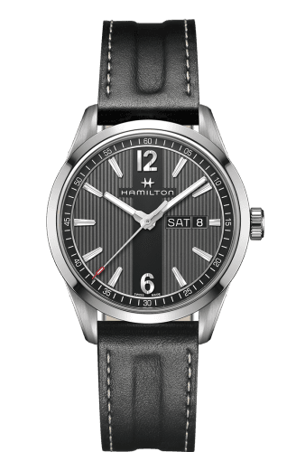 Hamilton Broadway Day Date Quartz Steel / Grey