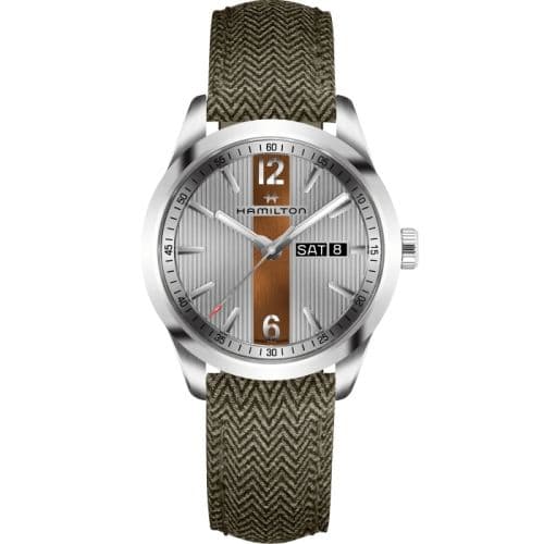 Hamilton Broadway Day Date Quartz Steel / Grey