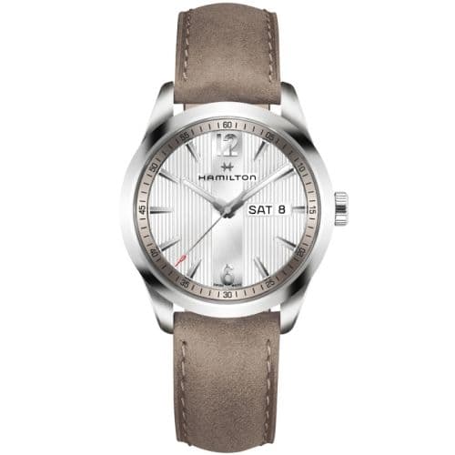 Hamilton Broadway Day Date Quartz Steel / Silver