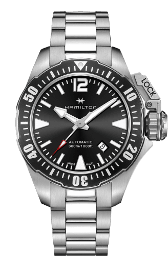 Hamilton Frogman Auto 42 Stainless Steel / Black / Bracelet