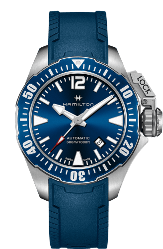 Hamilton Frogman Auto 42 Stainless Steel / Blue / Rubber