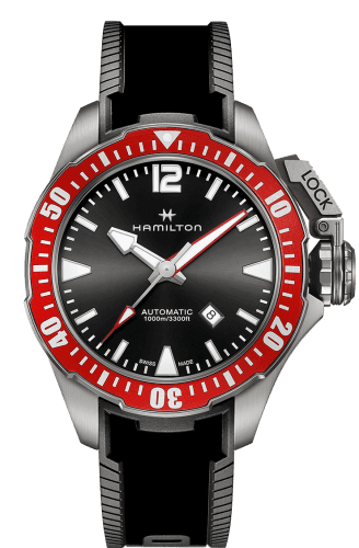 Hamilton Frogman Auto 46 Titanium / Black