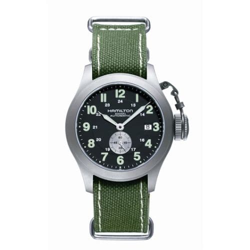 Hamilton Frogman Auto Small Seconds 40 Titanium / Black