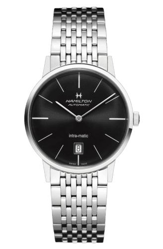 Hamilton Intra-Matic 38 Stainless Steel / Black / Bracelet