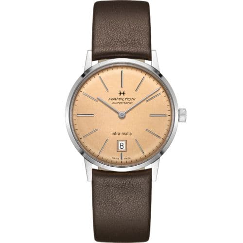 Hamilton Intra-Matic 38 Stainless Steel / Champagne