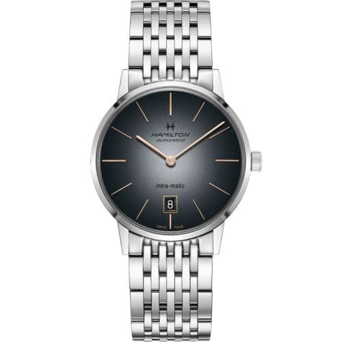 Hamilton Intra-Matic 38 Stainless Steel / Grey / Bracelet