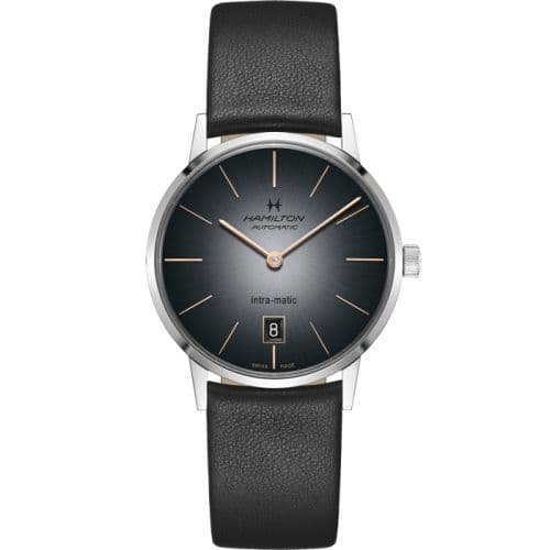 Hamilton Intra-Matic 38 Stainless Steel / Grey