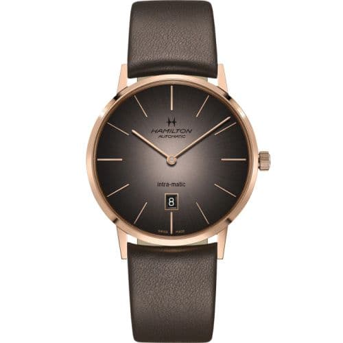 Hamilton Intra-Matic 42 Rose Gold / Grey