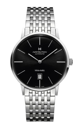 Hamilton Intra-Matic 42 Stainless Steel / Black / Bracelet