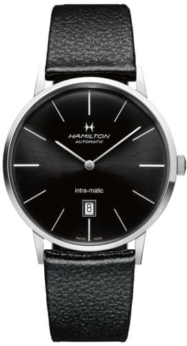 Hamilton Intra-Matic 42 Stainless Steel / Black / Strap