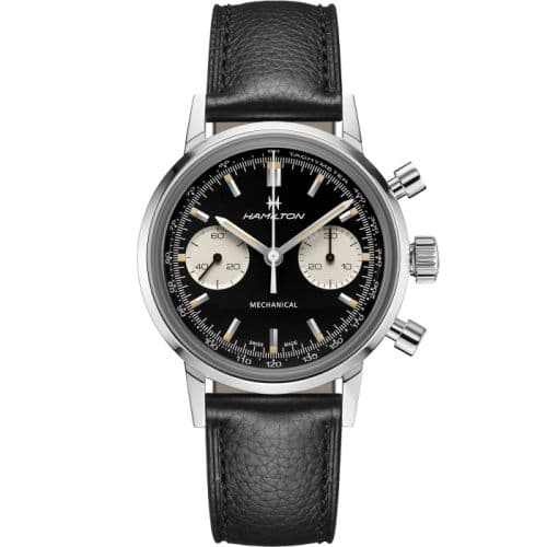 Hamilton Intra-Matic Chronograph H Stainless Steel / Black