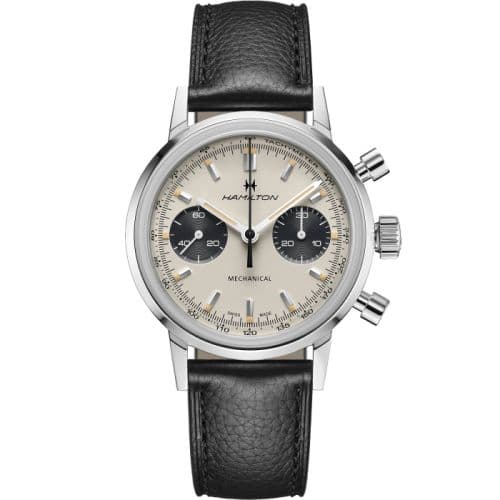 Hamilton Intra-Matic Chronograph H Stainless Steel / White