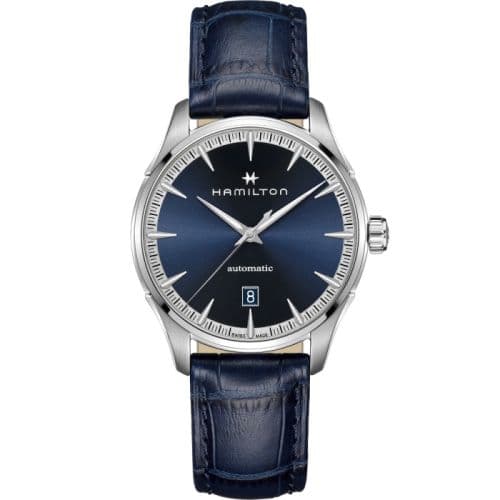 Hamilton Jazzmaster Auto 40 Stainless Steel / Blue