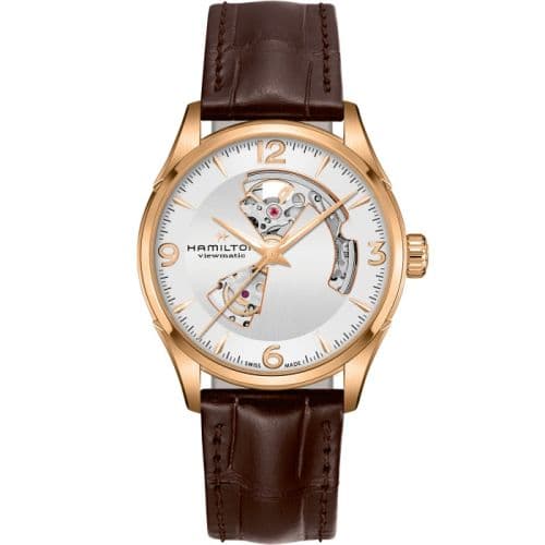 Hamilton Jazzmaster Open Heart 42 Rose Gold / Silver