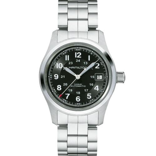 Hamilton Khaki Field Automatic 38 Stainless Steel / Black / Bracelet