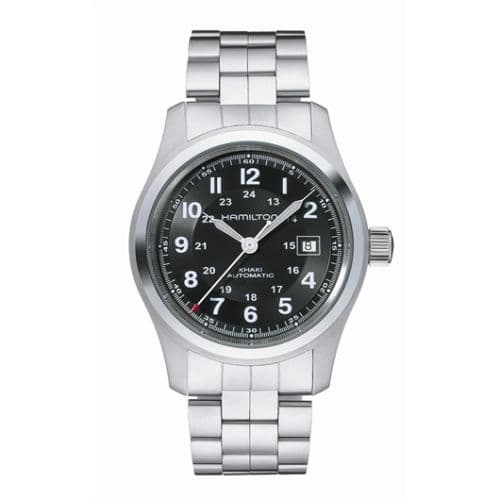 Hamilton Khaki Field Automatic Stainless Steel / Black / Bracelet