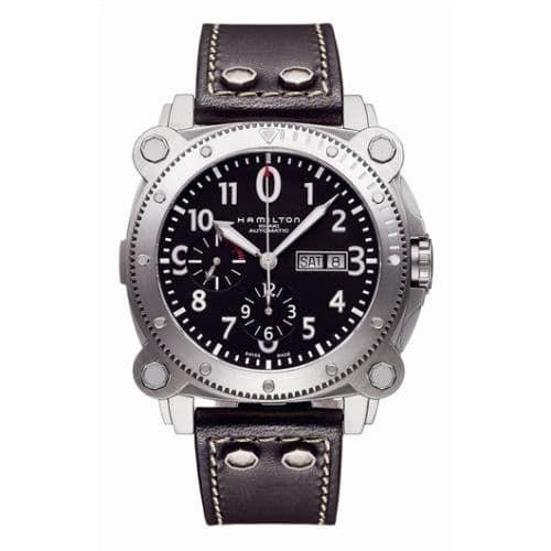 Hamilton Khaki Navy BeLOWZERO Auto Chrono Stainless Steel / Black