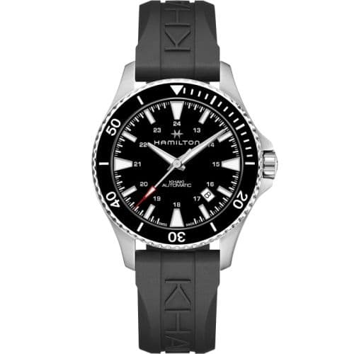 Hamilton Khaki Navy Scuba Auto Stainless Steel / Black