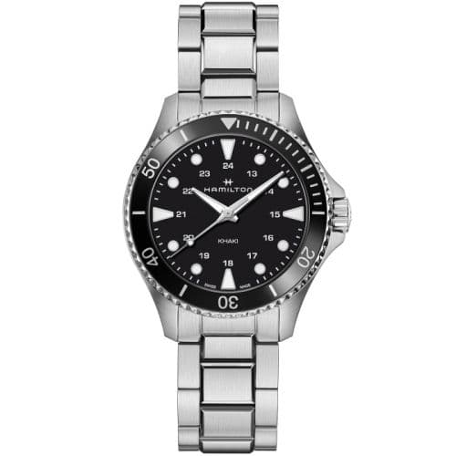 Hamilton Khaki Navy Scuba Quartz 37 Stainless Steel / Black / Bracelet