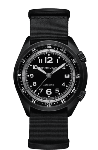 Hamilton Khaki Pilot Pioneer Alu Black Auto