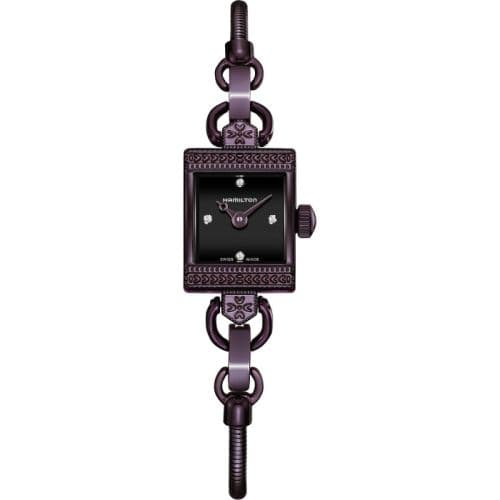 Hamilton Lady Hamilton PVD / Black - Diamond / Janie Bryant