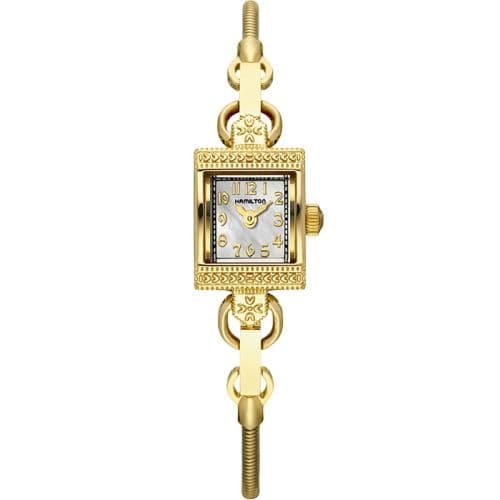 Hamilton Lady Hamilton Vintage Quartz Yellow Gold / MOP