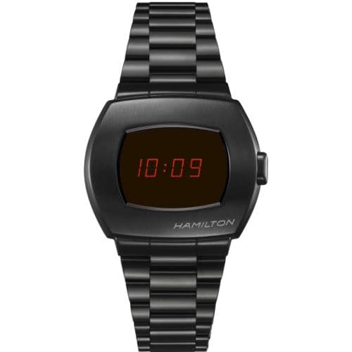 Hamilton PSR Digital Quartz PVD / Red