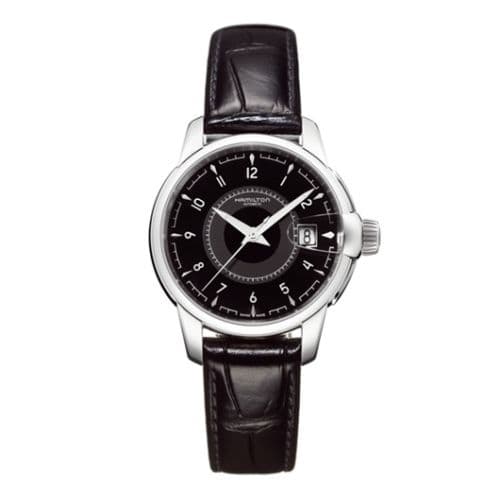 Hamilton Railroad 38 Auto Stainless Steel / Black
