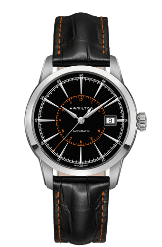 Hamilton Railroad 40 Auto Stainless Steel / Black