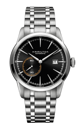 Hamilton Railroad 42 Small Second Auto Stainless Steel / Black / Bracelet