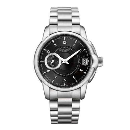 Hamilton Railroad 44 Small Second Auto Stainless Steel / Black / Bracelet