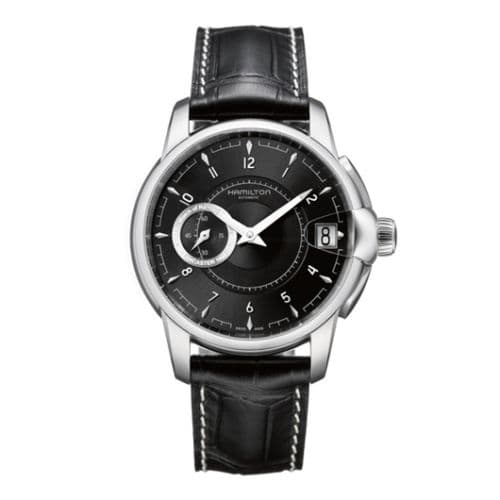 Hamilton Railroad 44 Small Second Auto Stainless Steel / Black