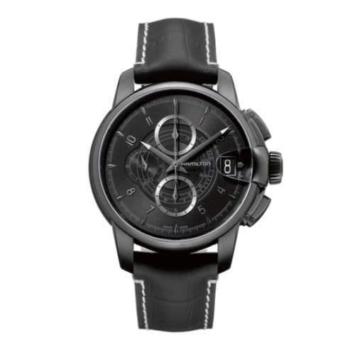 Hamilton Railroad 46 Chrono PVD / Black