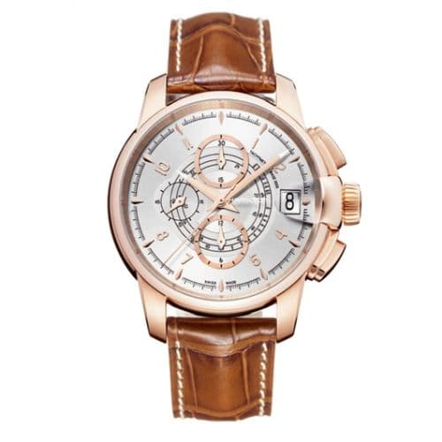 Hamilton Railroad 46 Chrono Rose Gold / Silver