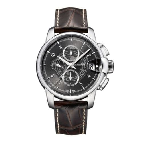 Hamilton Railroad 46 Chrono Stainless Steel / Black