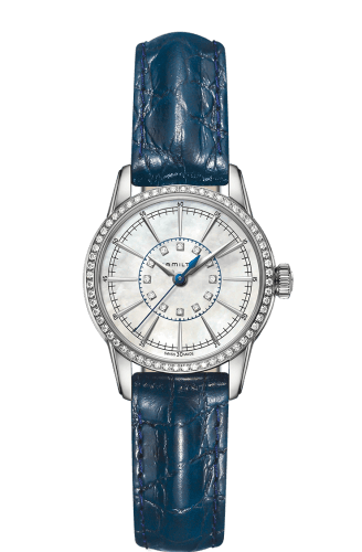Hamilton Railroad Lady 28 Quartz Stainless Steel - Diamond / MOP