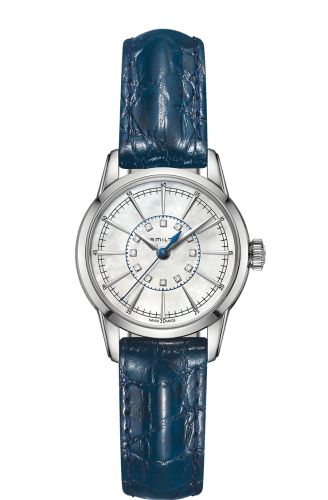 Hamilton Railroad Lady 28 Quartz Stainless Steel / MOP