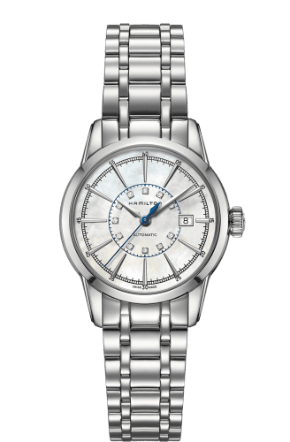 Hamilton Railroad Lady 32 Auto Stainless Steel / MOP / Bracelet
