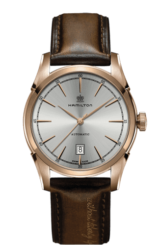 Hamilton Spirit Of Liberty Auto Rose Gold / Silver