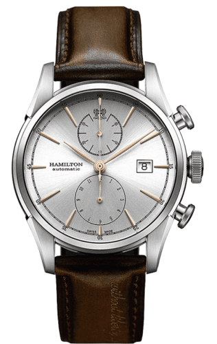 Hamilton Spirity of Liberty Auto Chrono Stainless Steel / Silver