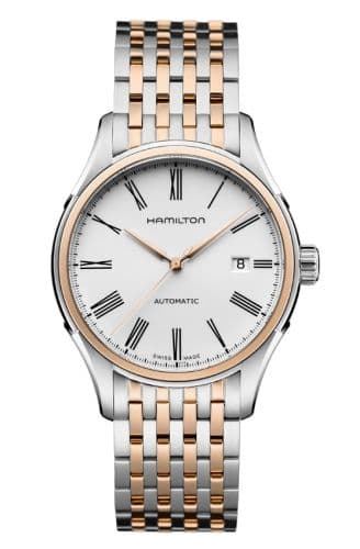 Hamilton Valiant Autom Stainless Steel - Rose Gold / White / Bracelet