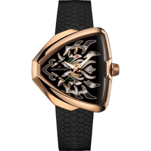 Hamilton Ventura Elvis80 Skeleton Dragon / Rose Gold