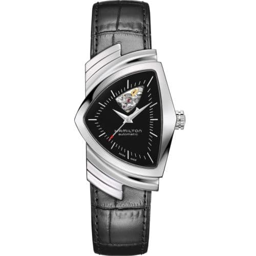 Hamilton Ventura Open Heart Auto Stainless Steel / Black