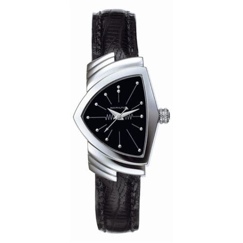 Hamilton Ventura Quartz 24 Stainless Steel / Black