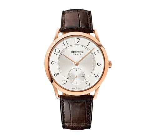 Hermès Slim d'Hermès GM Rose Gold / Silver