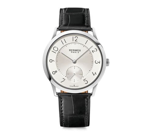 Hermès Slim d'Hermès GM Stainless Steel / Silver