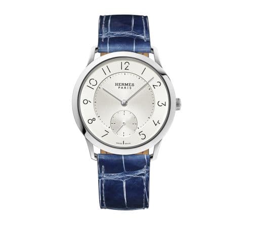 Hermès Slim d'Hermès GM Stainless Steel / Silver