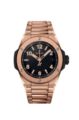 Hublot Big Bang Integrated 38 Time Only King Gold / Black