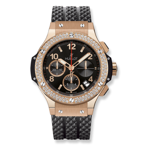 Hublot Big Bang Original 41 Red Gold - Diamond / Black / Rubber