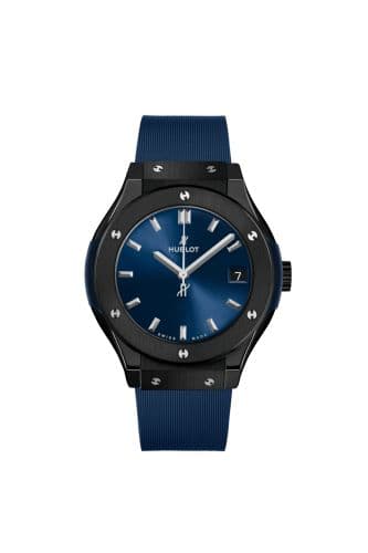 Hublot Classic Fusion 33 Ceramic / Blue / Rubber
